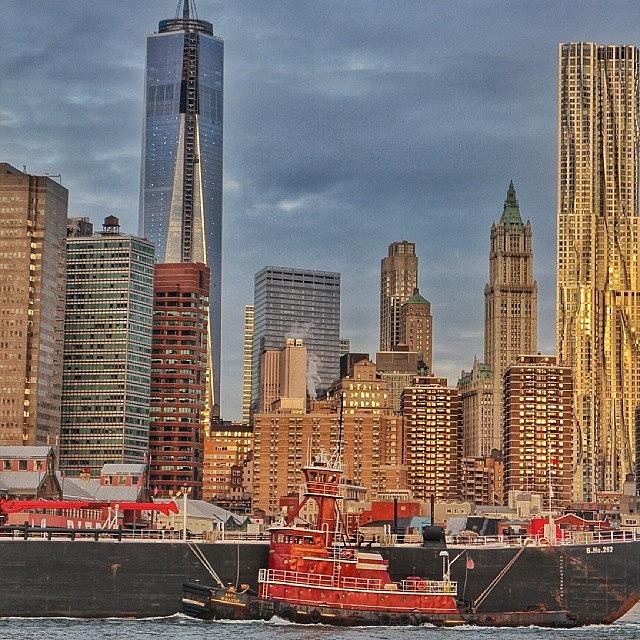New York City Photograph - #tug #boat Working On #east #river #nyc by Antonio DeFeo