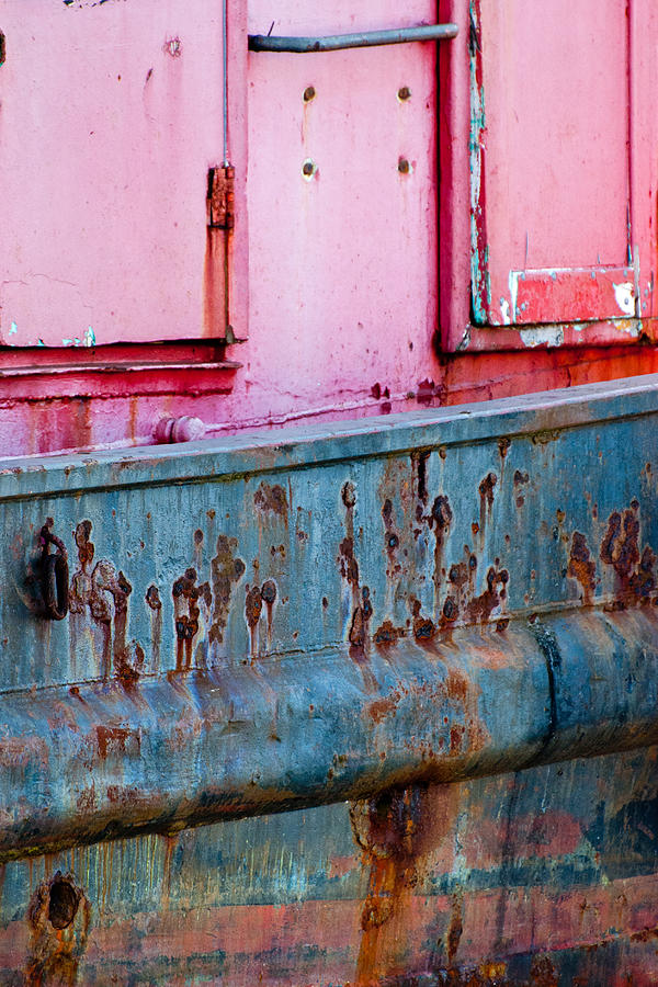 Tugboat Abstract Photograph by Jani Freimann