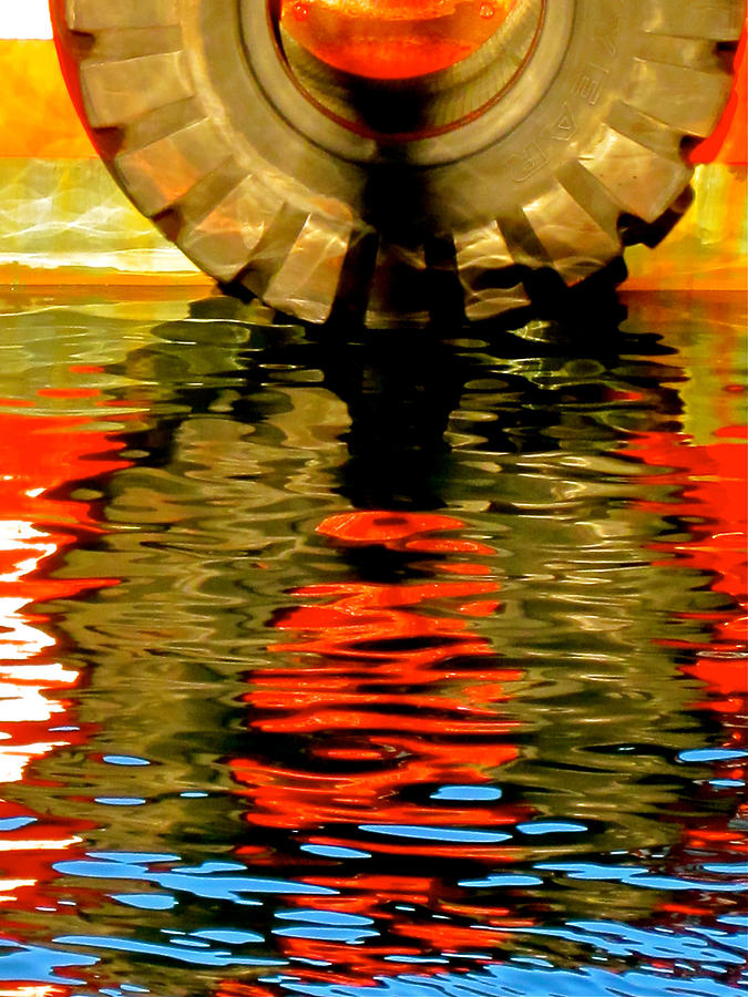 Tugboat Reflections Photograph by Michael Cinnamond