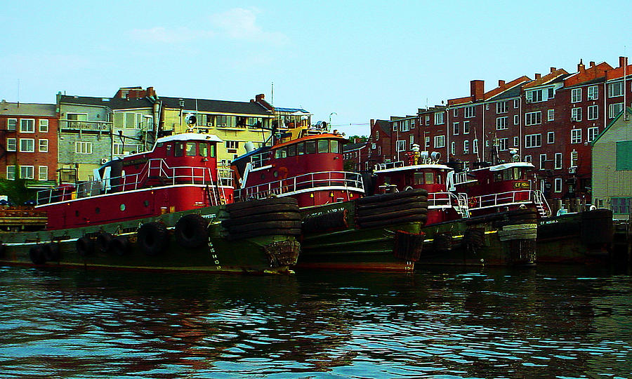Tugboats at Rest Photograph by Kevin Fortier