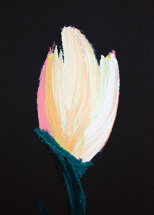 Tulip 1 Painting by Karen Nicholson