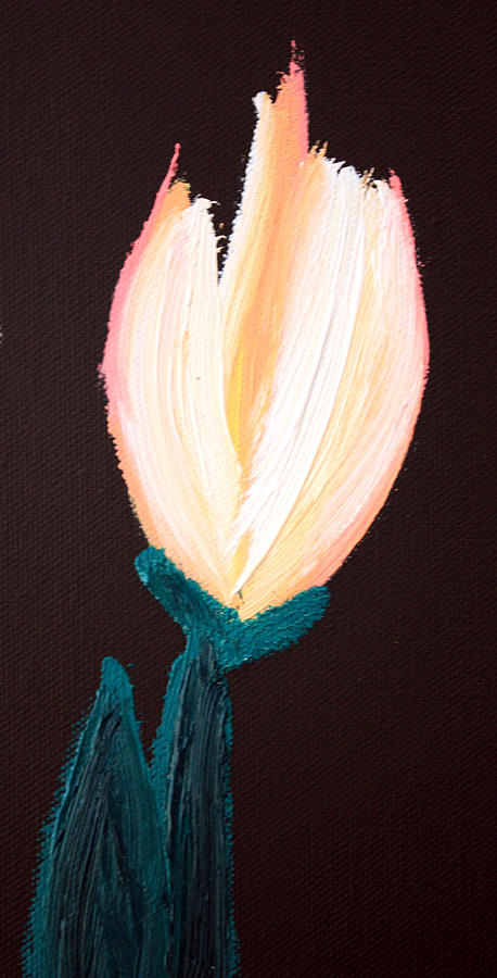 Tulip 2 Painting by Karen Nicholson