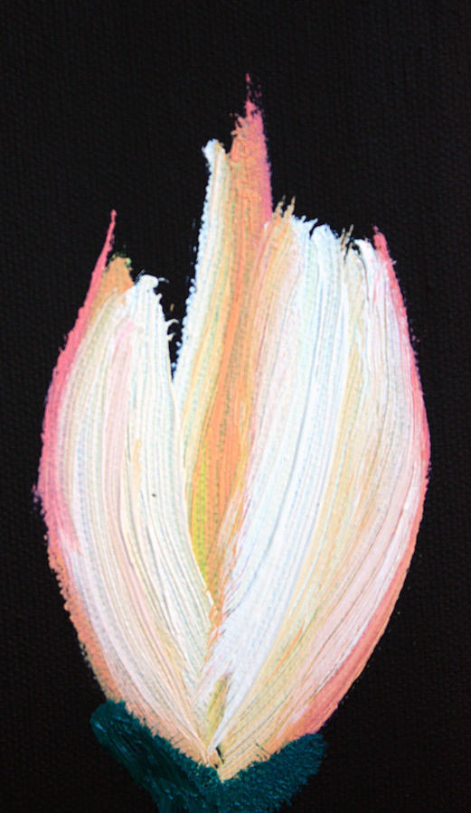 Tulip 3 Painting by Karen Nicholson