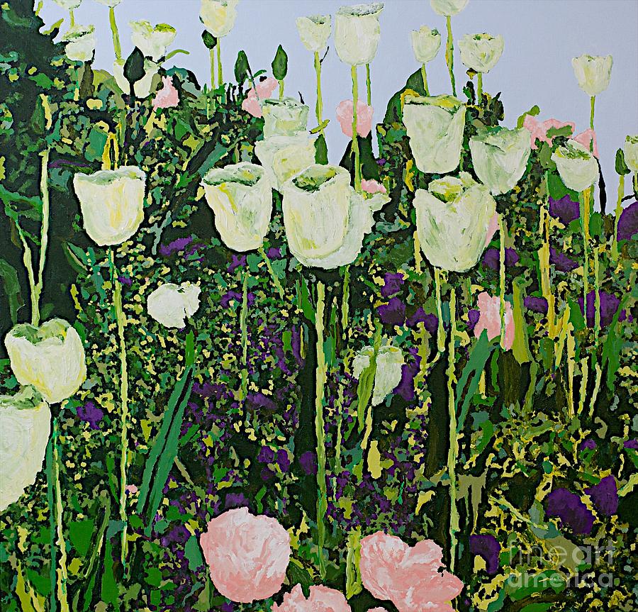 Flower Painting - Tulip Delight by Allan P Friedlander