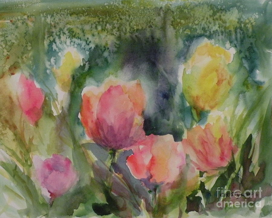 Tulip Dreams Painting by Christy Lemp - Fine Art America