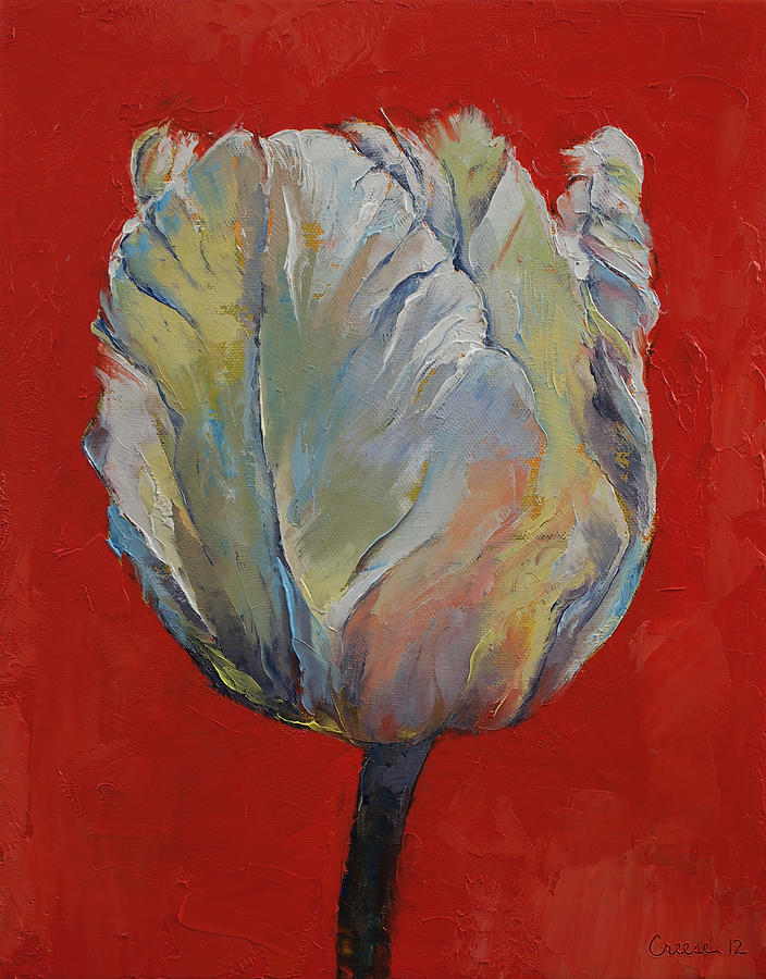 Tulip Painting by Michael Creese