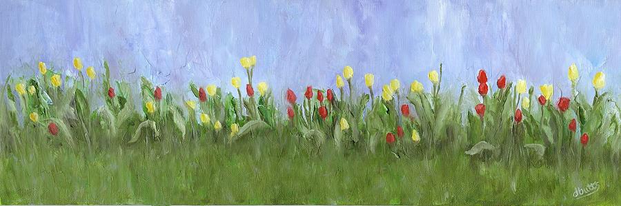 Tulip Time Painting by Deborah Butts