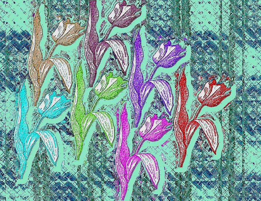 Tulip Time Digital Art by John Madison