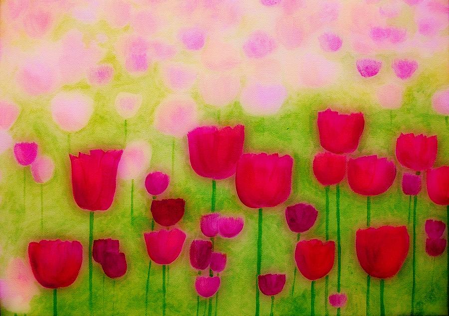 Tulips Painting by Elizabeth Sullivan