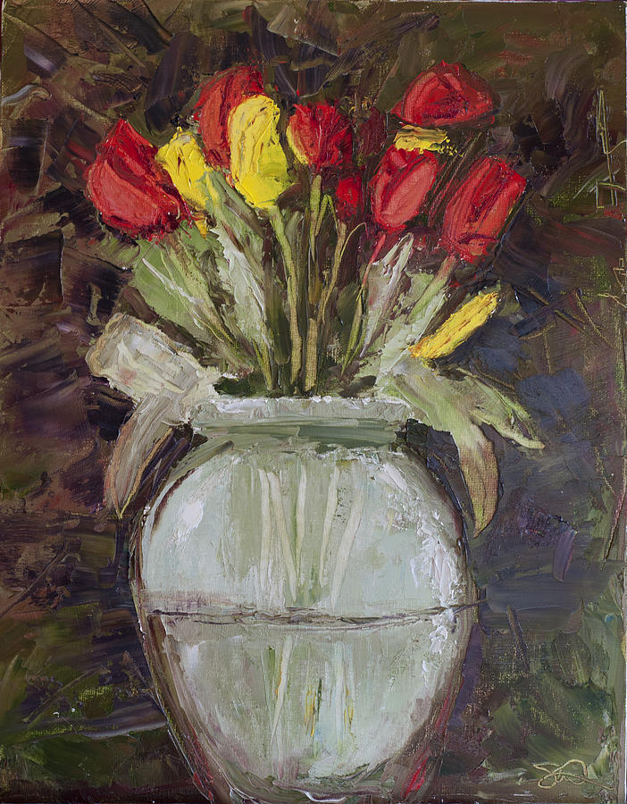 Tulip Painting - Tulips by Jeffrey Woodley