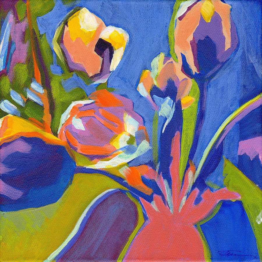 Tulip Variations  Painting by Tanya Filichkin