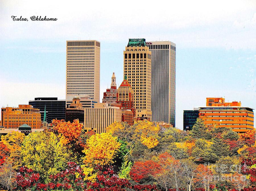 Tulsa Oklahoma in Autumn Photograph by Janette Boyd
