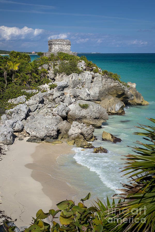 Tulum - Mayan Temple - Mexico Photograph by Brian Jannsen