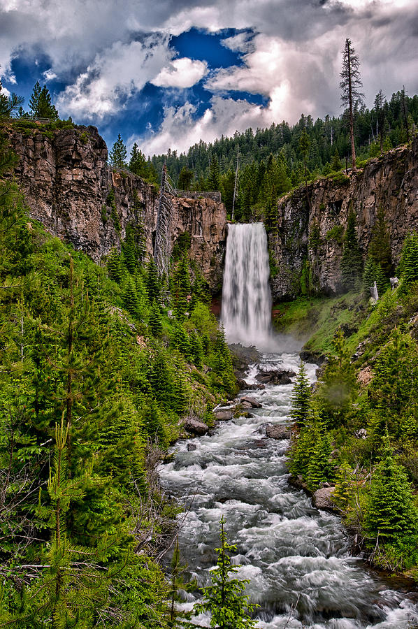 Tumalo Falls Photograph by Cat Connor
