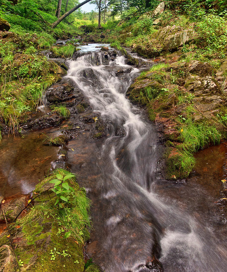 Tumbling Waters at Drewards Glen Photograph by Leda Robertson