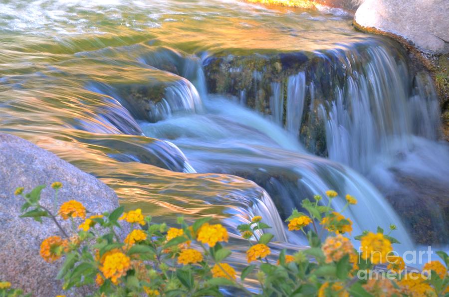 Waterfall Photograph - Tumbling Waters by Deb Halloran