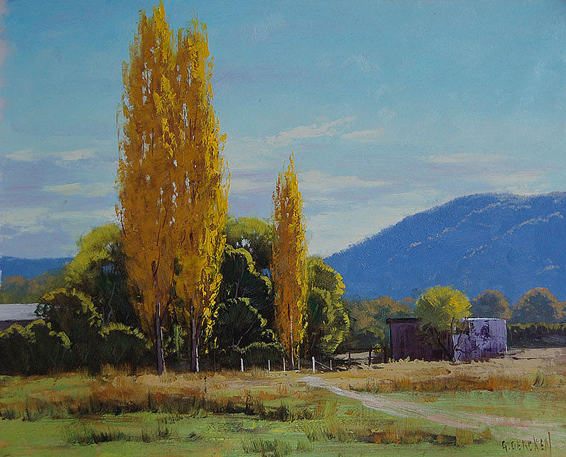 Fall Painting - Tumut Farm by Graham Gercken