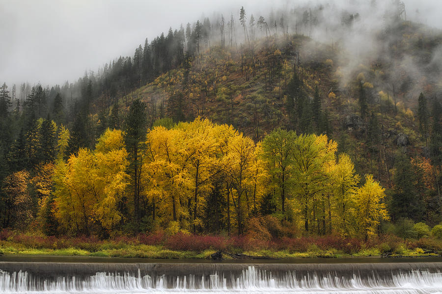 Fall Photograph - Tumwater Canyon by Mark Kiver