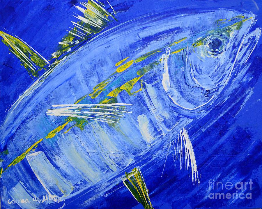 Tuna solo Painting by Correa De Albury - Fine Art America