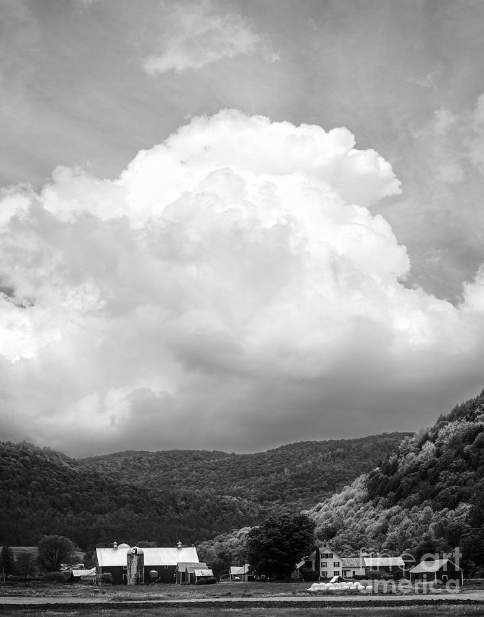 Tunbridge Vermont Storm Cloud Open Edition Photograph by Edward Fielding