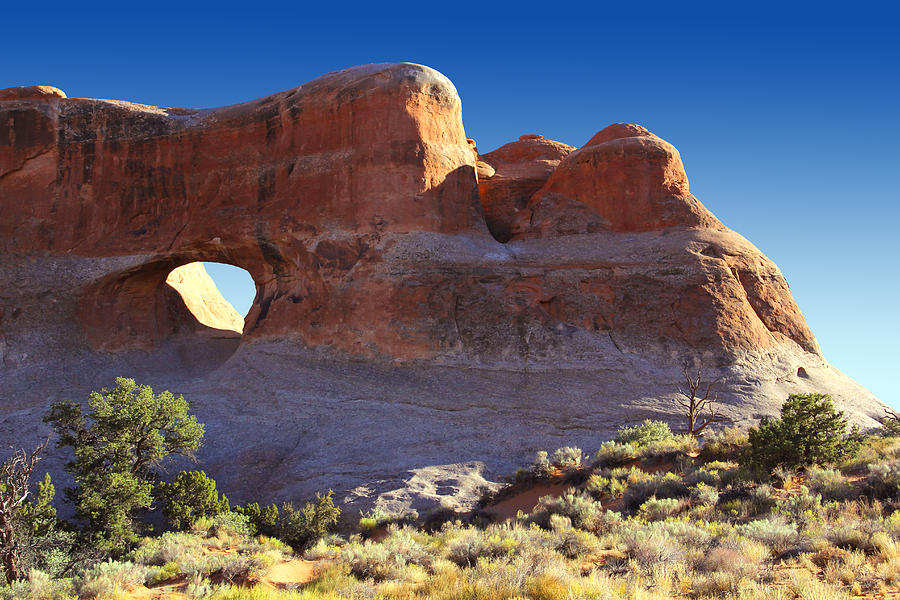 Arches National Park Photograph - Tunnel Arch - Arches National Park by Mike McGlothlen