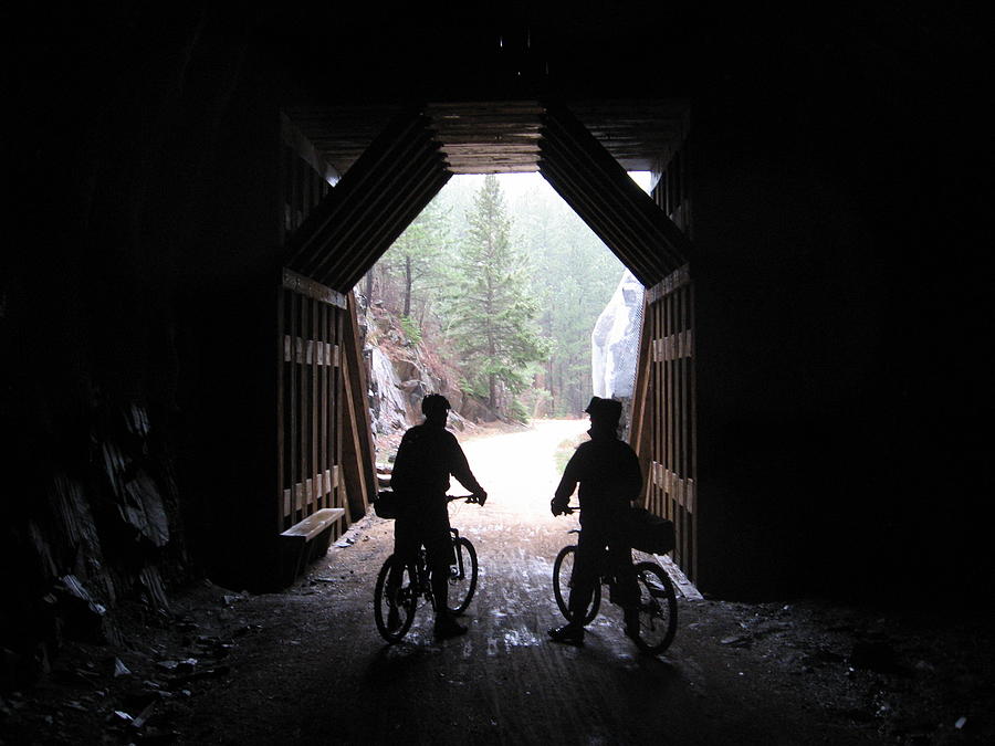 Bicycle Photograph - Tunnel D by Tom Winfield