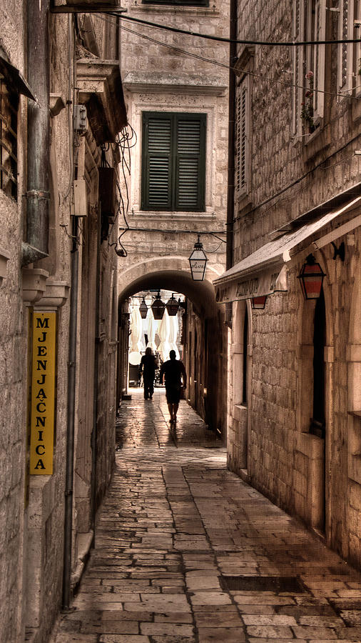 Tunnel in the White Streets of Dubrovnik Photograph by Weston Westmoreland