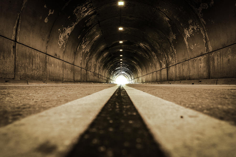 Landscape Photograph - Tunnel by Philip Tolok