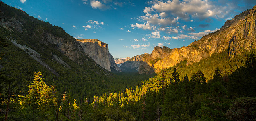 Yosemite National Park Photograph - Tunnel View Sunset by Mike Lee