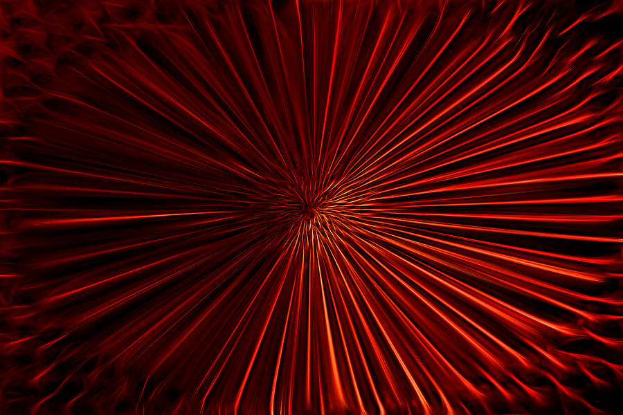 Tunnel Vision in Red Photograph by Shelley Neff