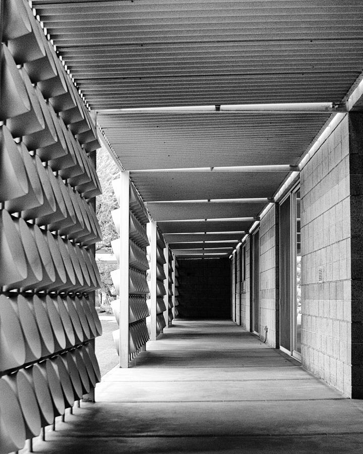 Architecture Photograph - TUNNEL VISION Palm Springs CA by William Dey