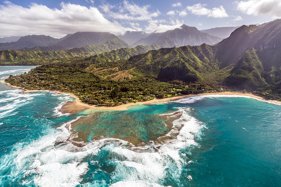 Tunnels Beach Kauai Photograph by Pierre Leclerc Photography