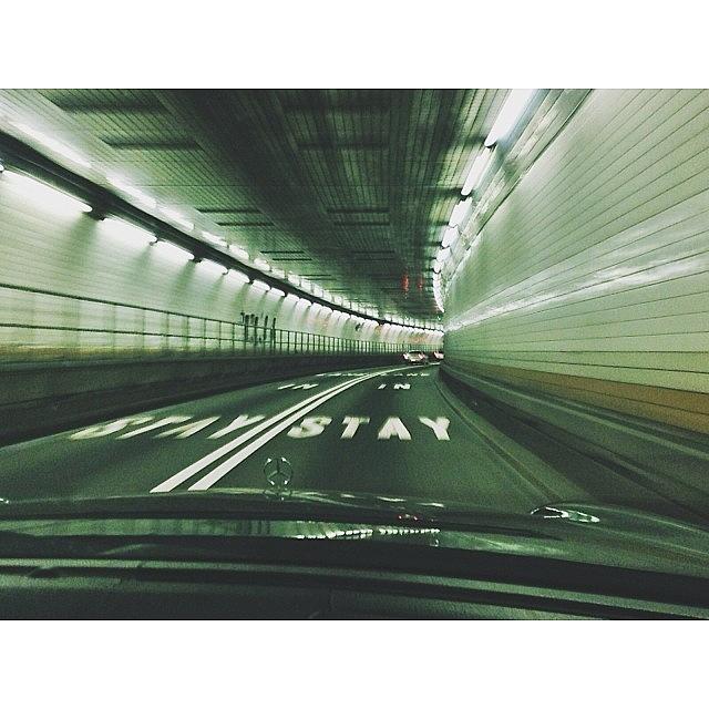 Ny Photograph - #tunnelvision. #stay. #hollandtunnel by Christi Mcgarry