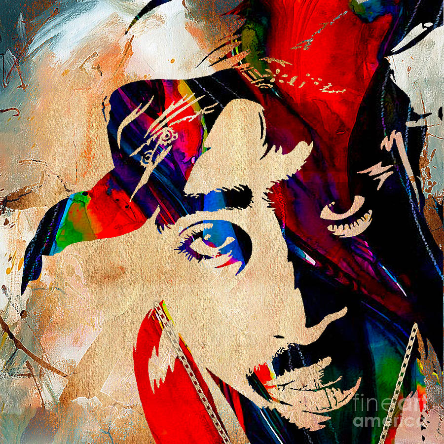 Cool Mixed Media - Tupac Collection by Marvin Blaine