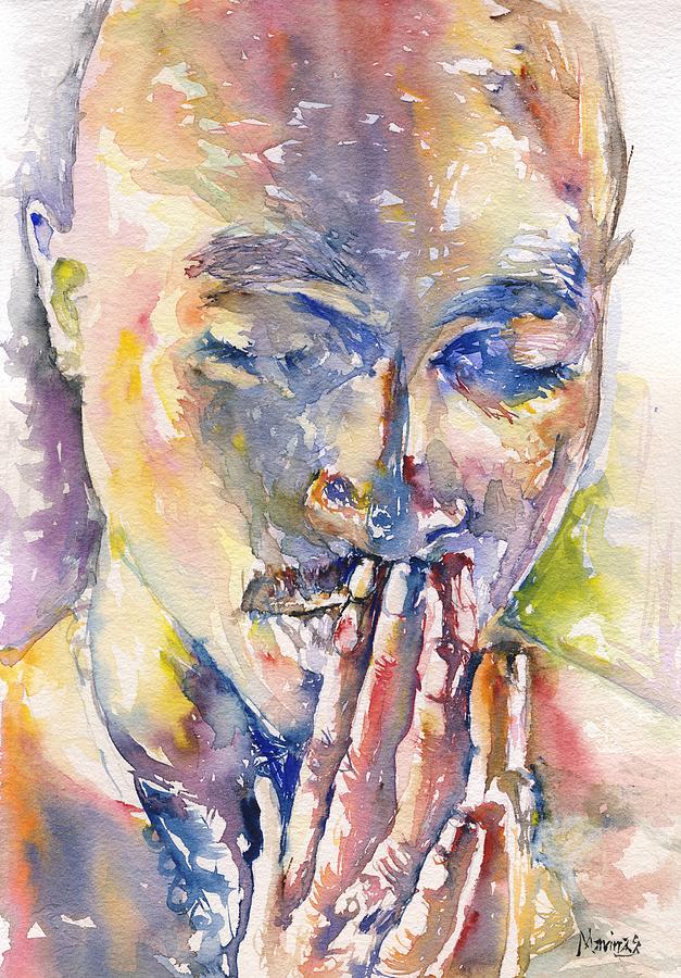 Tupac Painting - Tupac Shakur by Marina Sotiriou
