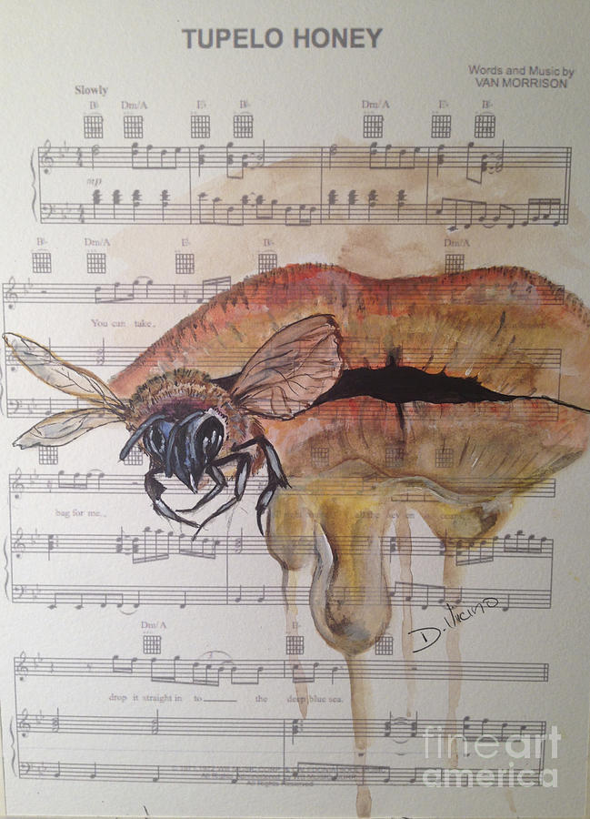 Van Morrison Painting - Tupelo Honey by Deborah Vicino