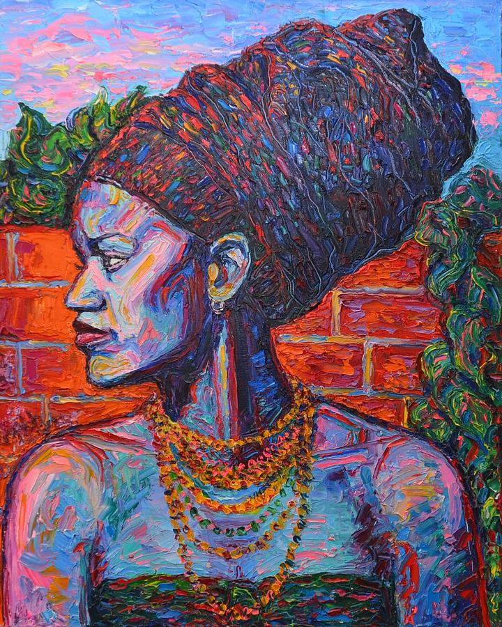 Turbaned Woman 2 Painting by Meridy Volz - Fine Art America