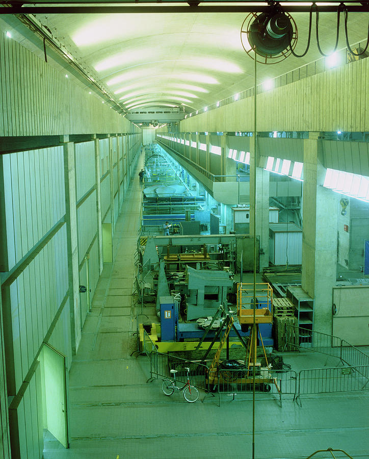 Tidal Energy Photograph - Turbine Hall At A Tidal Power Station by Martin Bond/science Photo Library