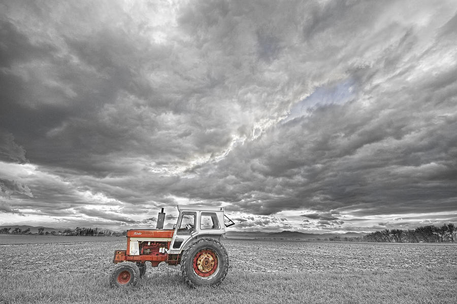 Turbo Tractor Superman Country Evening Skies Photograph by James BO Insogna