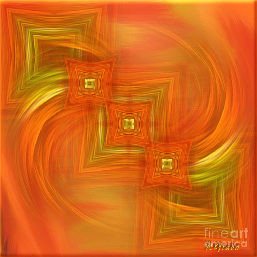 Turbulence and order - abstract art by Giada Rossi Digital Art by Giada Rossi