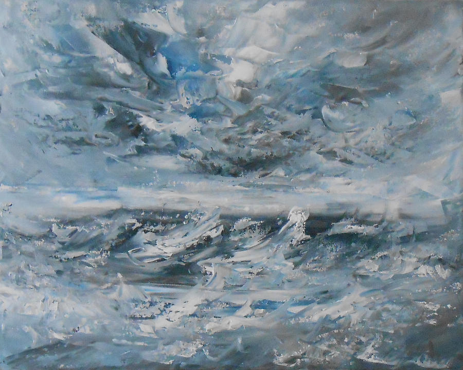 Turbulence Painting by Jane See