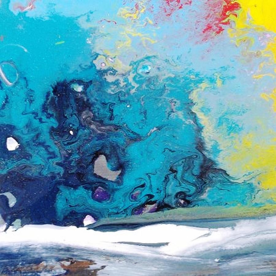 Turbulent 3 Painting by Kelly M Turner