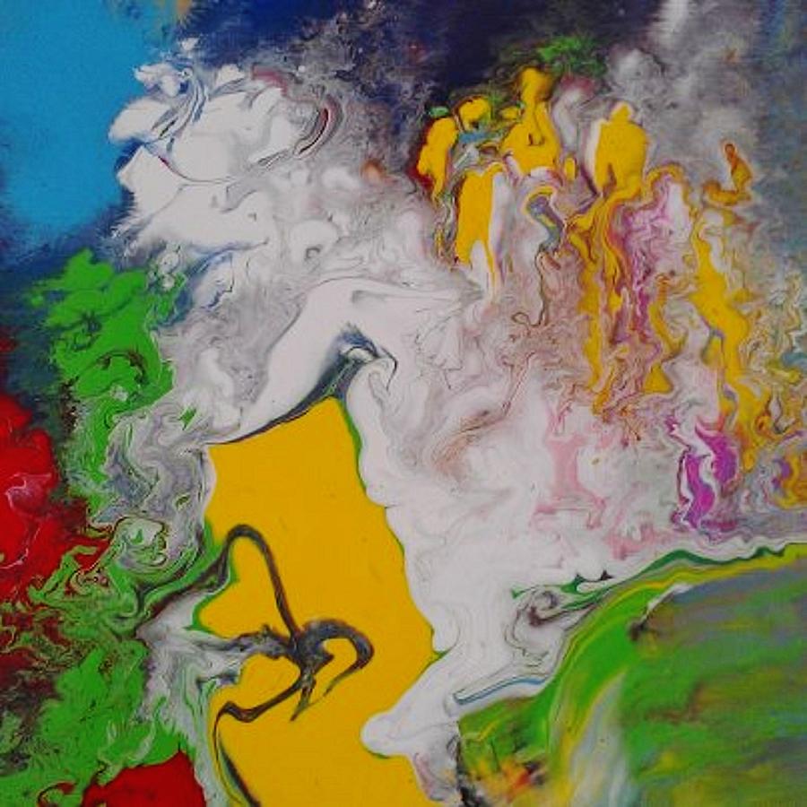 Turbulent Painting by Kelly M Turner