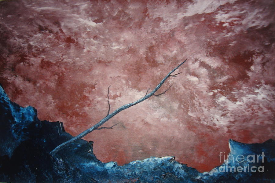 Turbulent Stick Painting by Stuart Engel