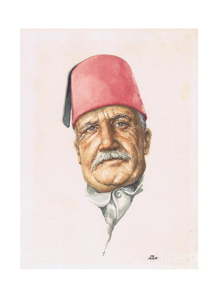 Turk Character study Painting by Bob  George