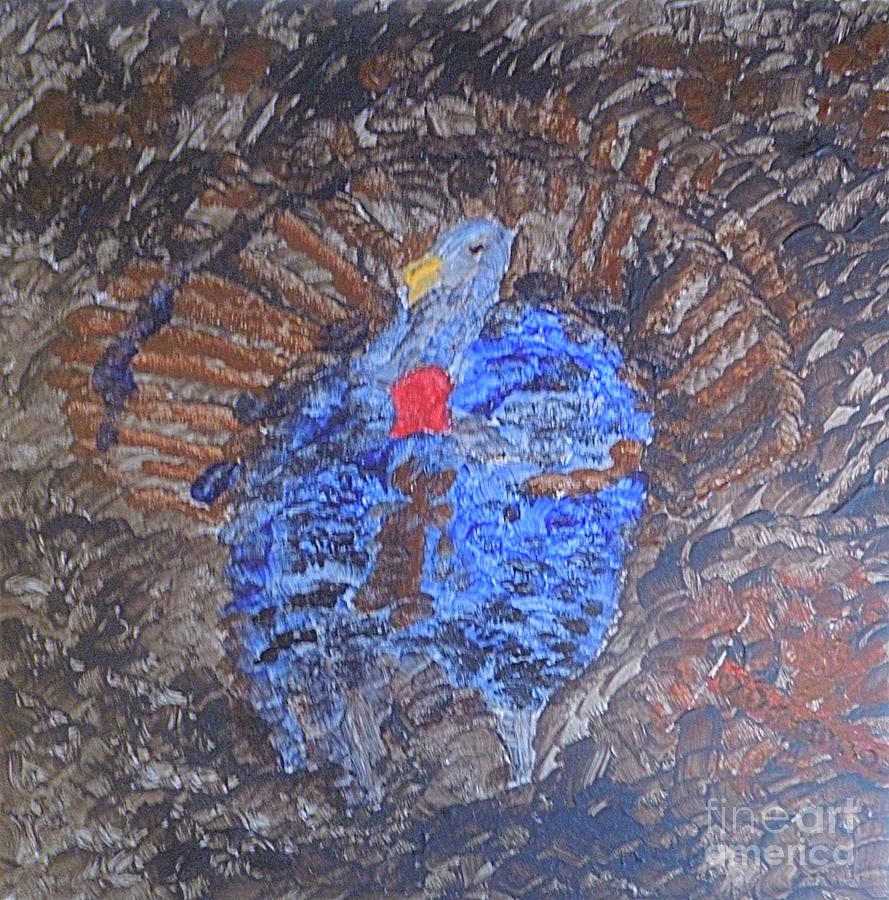 Turkey Camouflage 1 Painting by Richard W Linford