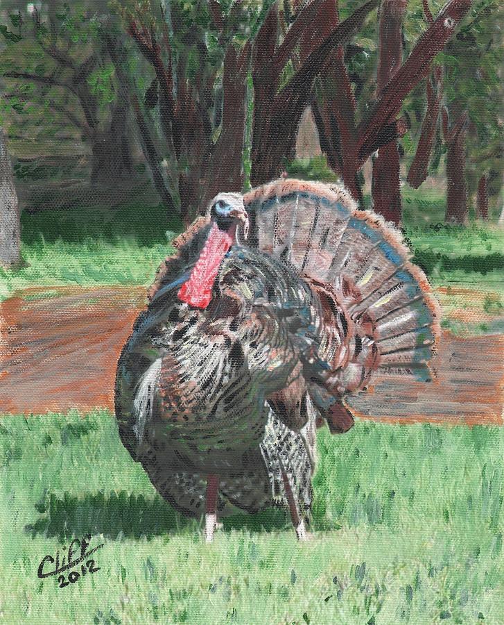 Turkey Painting by Cliff Wilson