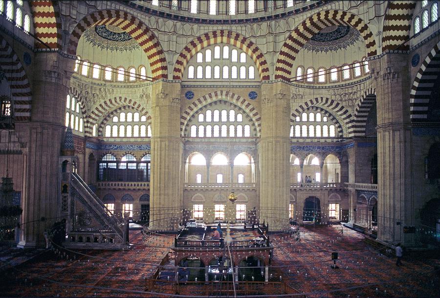 Architecture Photograph - Turkey, Edirne, Selimye Cami Mosque by Everett