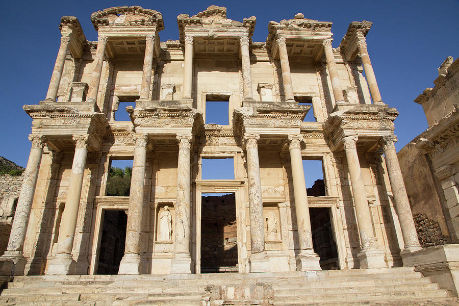 Architecture Photograph - Turkey, Izmir, Kusadasi, Ephesus by Emily Wilson