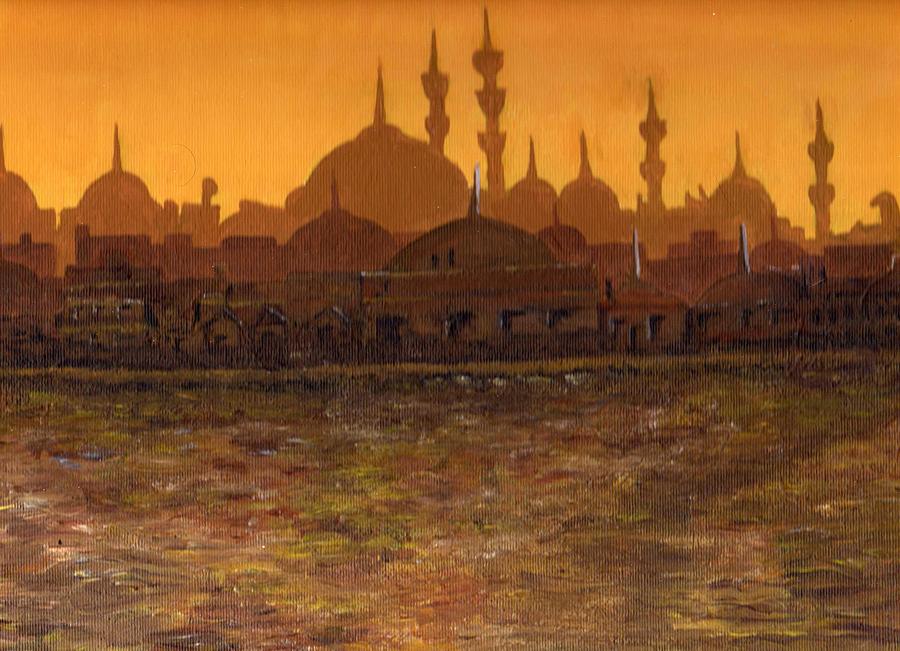 Turkey Painting - Turkey - Turkiye - Istanbul by Sam Mart